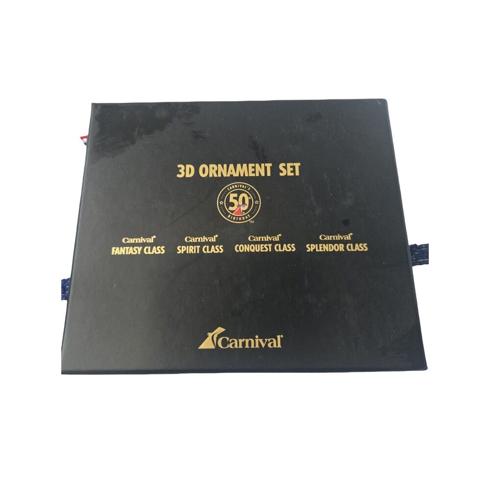 Carnival 50th Birthday 3D Ornament Set Fantasy Spirit Conquest Splendor